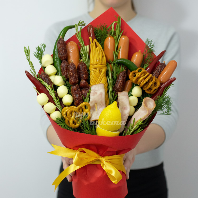 Букет с колбасой XXL