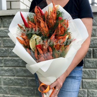 Букет из раков (500 гр) и перца