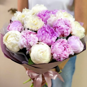 Пионы Дюшес Premium 15 шт.